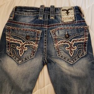 Mens straight Rock Revival Jean's sz 28